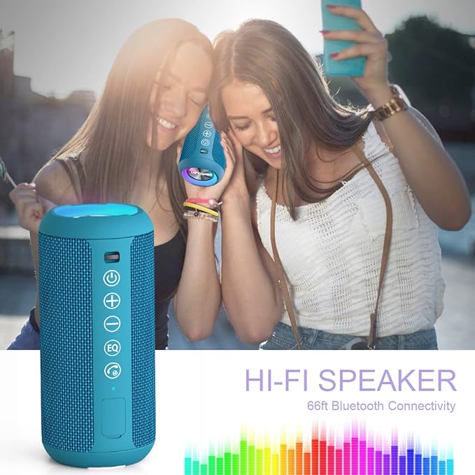 Ortizan Portable Bluetooth Speakers, IPX7 Waterproof Wireless Outdoor Speaker - Image 7