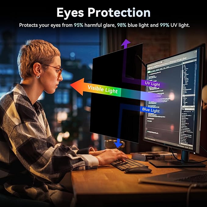 22 Inch Computer Privacy Screen Filter - Image 4
