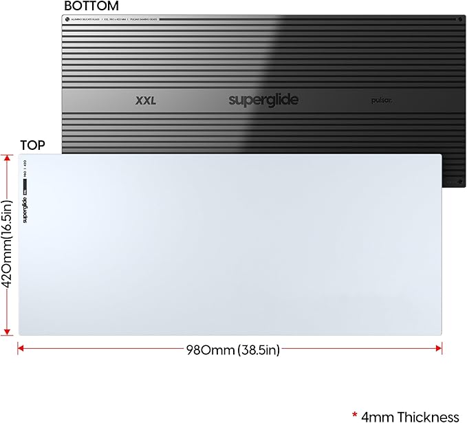 Pulsar - Superglide Premium Glass Mouse Pad XXL ALUMINO-Silicate Glass Surface - Image 6