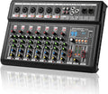 8-Channel Audio Mixer for PC, SX-8iu Mixing Console by Unknown