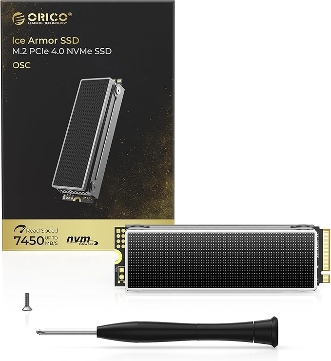 ORICO OSC 4TB M.2 NVMe SSD for Desktop PC, PCIe 4.0 Internal SSD - Image 9