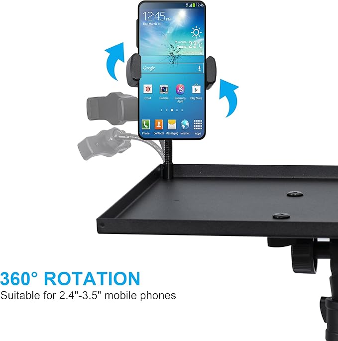 Projector Stand Tripod from 23" to 46", Laptop Tripod Stand Height Adjustable - Image 6