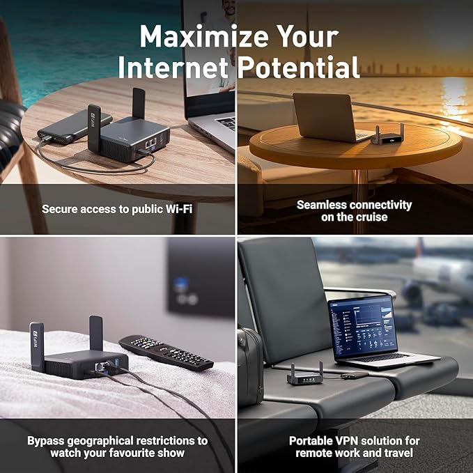 GL.iNet GL-BE3600 Portable Travel Router, Pocket Dual-Band Wi-Fi 7, 2.5G Router - Image 6
