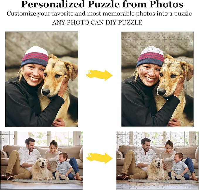 Custom Puzzle 120/200/300/500/1000/1500 Pieces, Personalized Puzzle from Your - Image 4