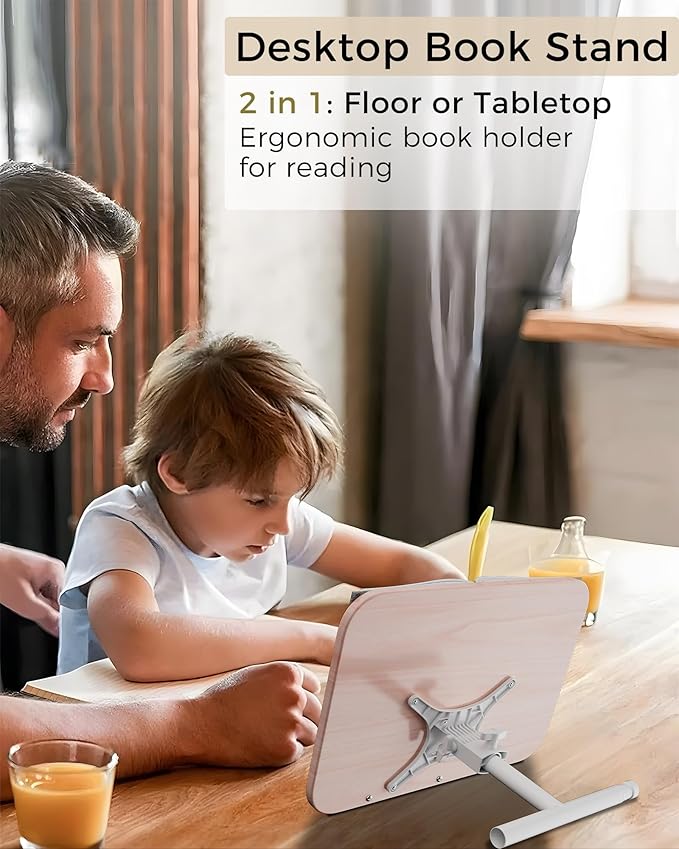 Laptop Stand Floor, Tablet Floor Stands Adjustable Height, Tall Laptop Podium - Image 3