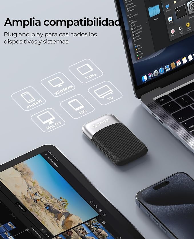 ORICO 1TB External SSD Up to 2000MB/s, Portable Solid State Drive - Image 7