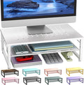 gianotter 2-Tier Metal Monitor Stand Riser, Desk Accessories & Workspace Desk by gianotter