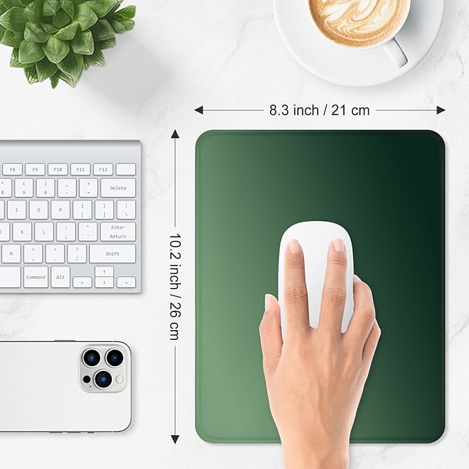 ITNRSIIET Mouse Pad Non-Slip Rubber Base Smooth Surface Stitched Edges - Image 3