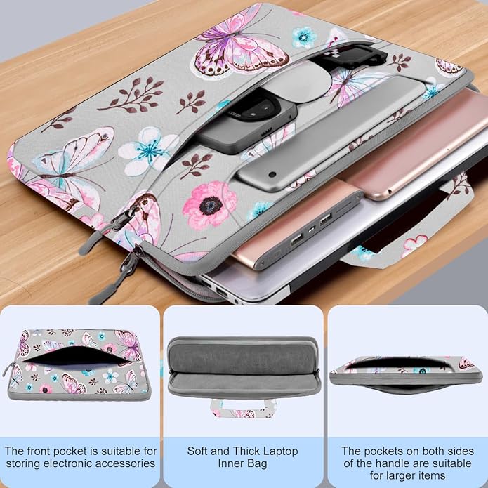Universal Laptop Shoulder Bag 13-17.3 Inch Shockproof Briefcase - Image 4