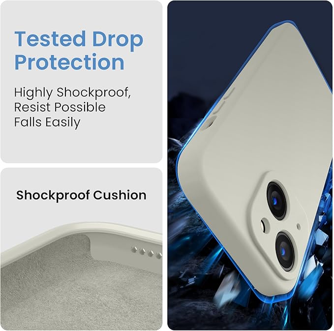 FireNova Designed for iPhone 15 Plus Case, Silicone Case with, Soft - Image 4