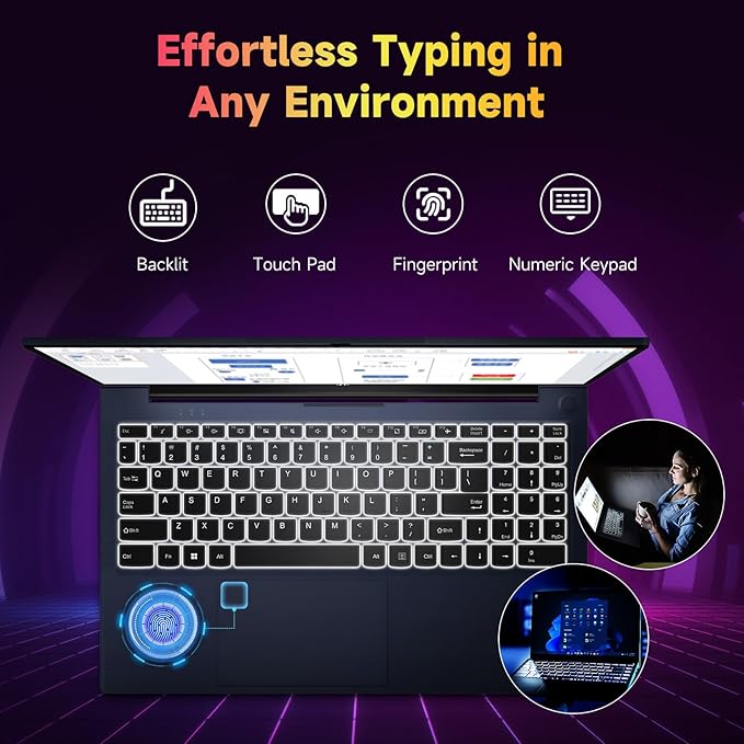 NIMO 15.6 inch Laptop FHD, AMD Ryzen 5 3500U, 8 GB RAM, 256 GB SSD, Windows 11 - Image 4