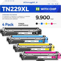 TN229XL Toner Cartridge Set 4-Pack Replacement by KingKJInkToner