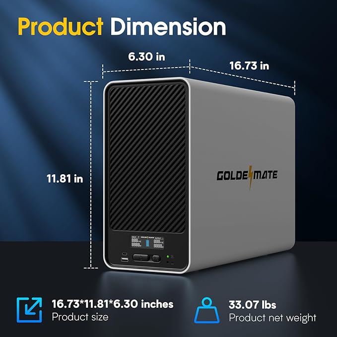 1500VA/1000W Lithium UPS Battery Backup and Surge Protector, Backup Battery - Image 6