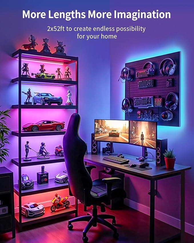 RGB+IC LED Strip Lights, Smart LED Light - Image 2
