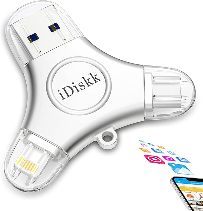 App*le Certified iDiskk 1TB iPhone 16 and 15 Photo flashdrive by iDiskkDirect