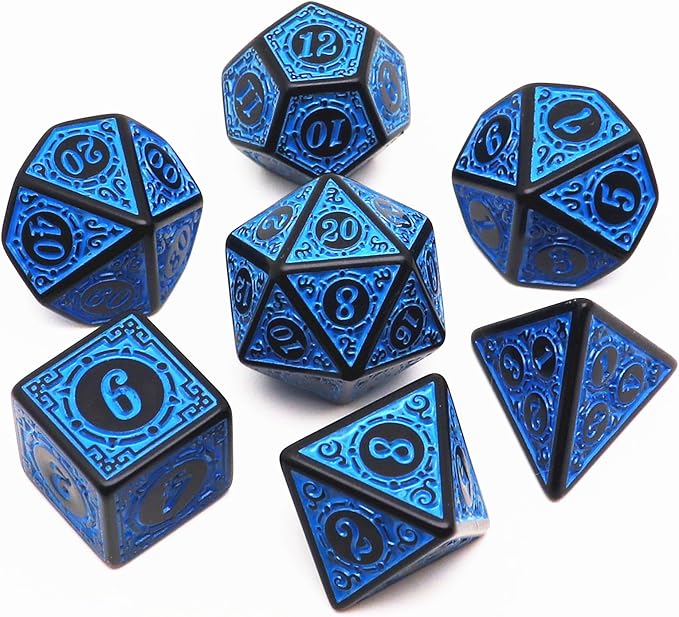 Polyhedral DND Dice Set, 5 Pack Dice Sets Fit - Image 4