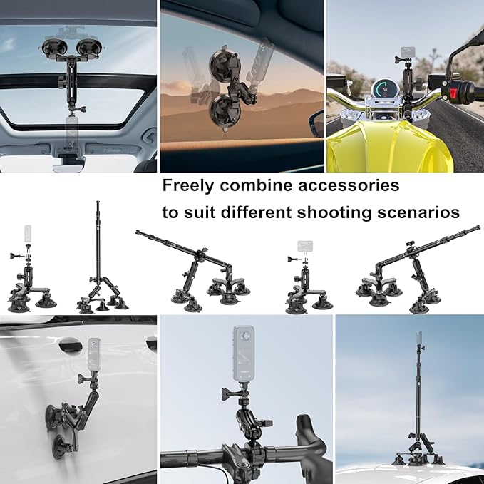BRCOVAN Suction Cup Car Camera Mount Kit - Image 5