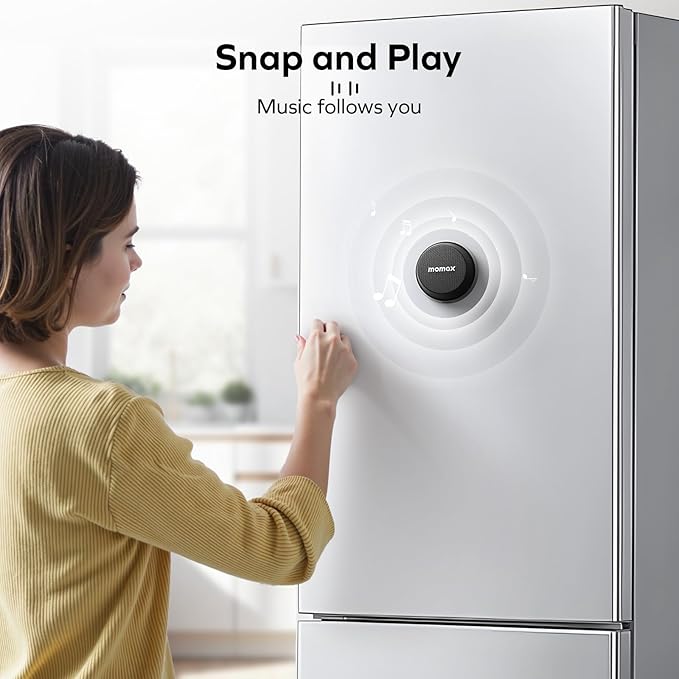 MOMAX Magnetic Portable Bluetooth Speaker - Image 6