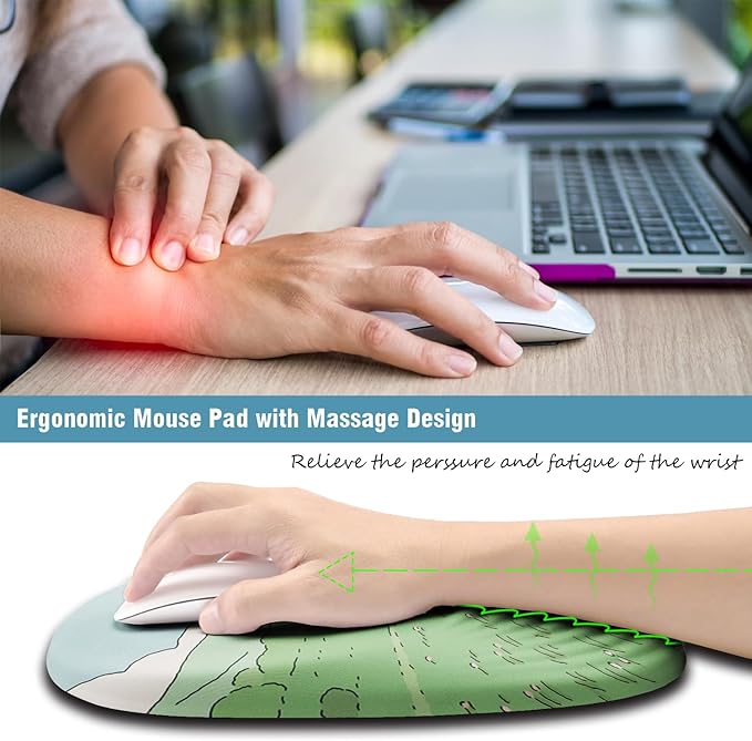 Ergonomic Mouse Pad Wrist Support, Mouse Pad - Image 3
