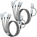 Travel Essentials 4 in 2 Multi Charging Cable by MPATIBY