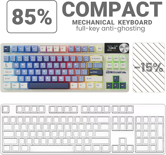 RK ROYAL KLUDGE S85 Wireless Mechanical Keyboard - Image 8