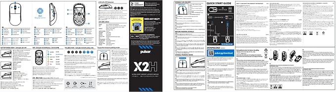 Pulsar Gaming Gears X2H v3 Wireless Gaming Mouse, Ultra Lightweight 1.87 oz - Image 12
