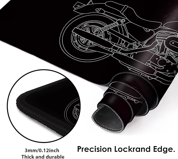 Galdas Gaming Mouse Pad XXL XL Large Long Extended Big Mousepad Non-Slip Rubber - Image 4
