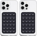 2 Pack Silicone Suction Phone Case Mount, Silicon Adhesive Phone Grip by LvShuLiangPin