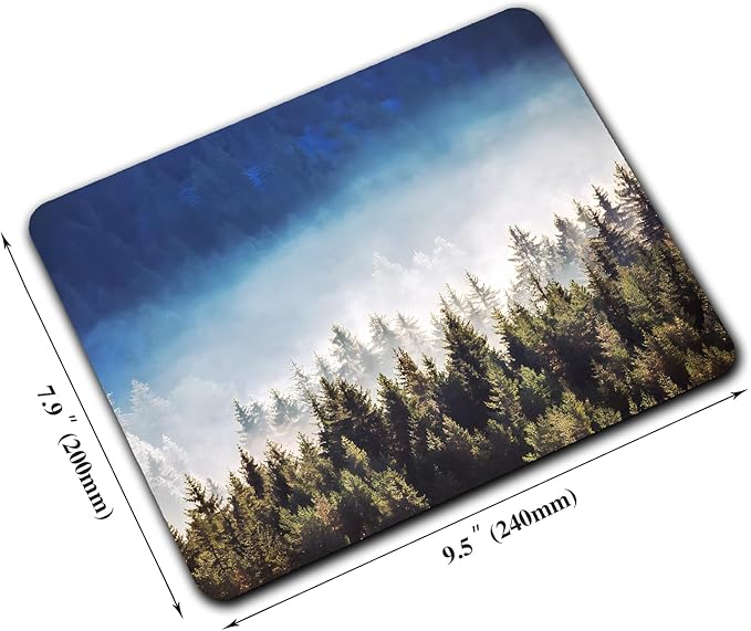 Natural Misty Forest Mouse Pads - Image 2