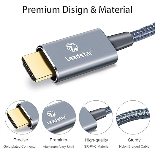 LEADSTAR HDMI Cable 4K 75 ft Fiber Optic, 4K 60Hz 18Gbps High Speed HDMI 2.0 - Image 9