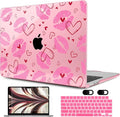 MEEgoodo Case for MacBook Air M4/M3/M2 13.6 inch 2025 2024 2022, Fit Model by MEEgoodo