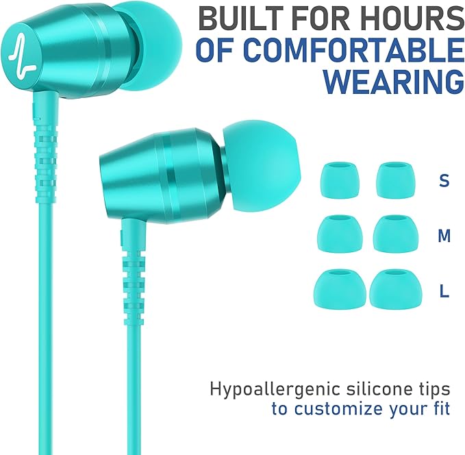 LUDOS OMNITONE Wired Earbuds in-Ear Headphones, 5 Years Warranty, Earphones - Image 6