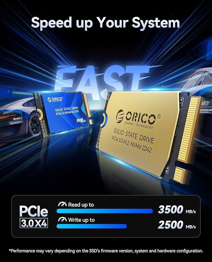 ORICO M.2 2242 NVMe SSD 1TB, PCIe 3.0 - Image 3