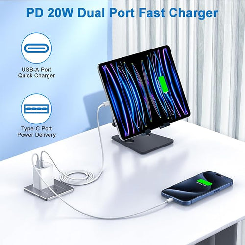 10FT iPhone 16e Fast Charger, iPad Pro/Air/Mini - Image 2