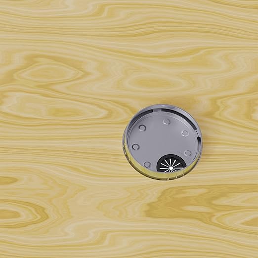 2 Pack Desk Grommet 3-1/8 Inch 80mm, Zinc Alloy Computer Desk Wire Hole Cover - Image 6