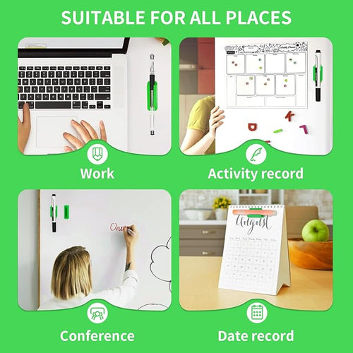 12 Pack Pen Holder for Desk, Silicone Pencil Holder - Image 2