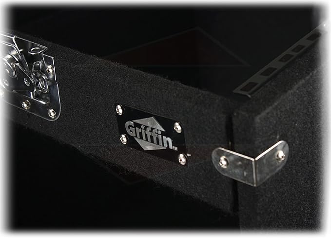 Griffin Rackmount Studio Mixer Flight Road Case – 25U Mount Space Amp Cabinet - Image 8
