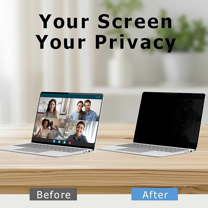 Adeway Magnetic Privacy Screen for Surface Laptop 13 inch, Anti-Glare, 30° Side - Image 4