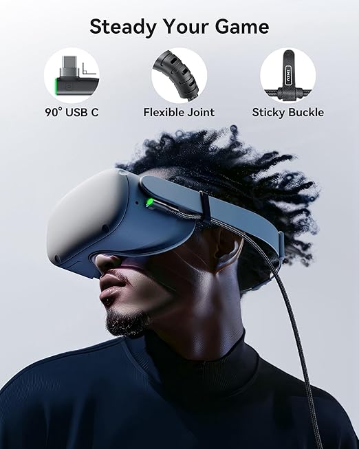 INIU Link Cable 16ft with Charging Port, VR Cable - Image 5