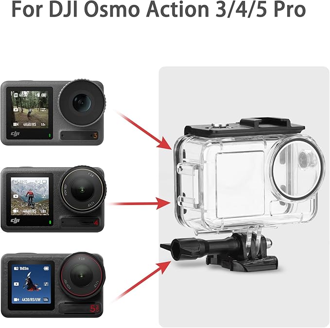 OKFUN 50M/164FT Waterproof Housing Case Compatible - Image 2