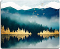 Mountains Landscape Mouse Mat, Waterproof Non Slip Rubber Base Mouse Pad by Hokafenle