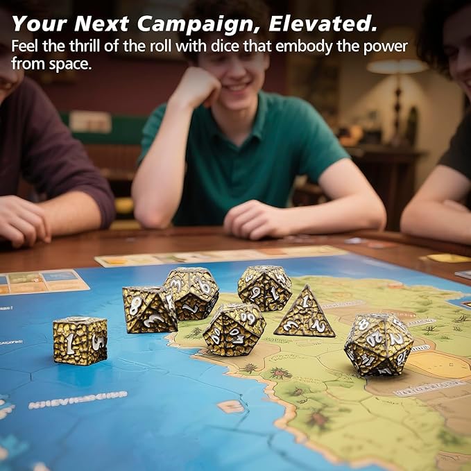 PJOY Metal D&D Dice Set for Dungeons and Dragons Dice - Image 7