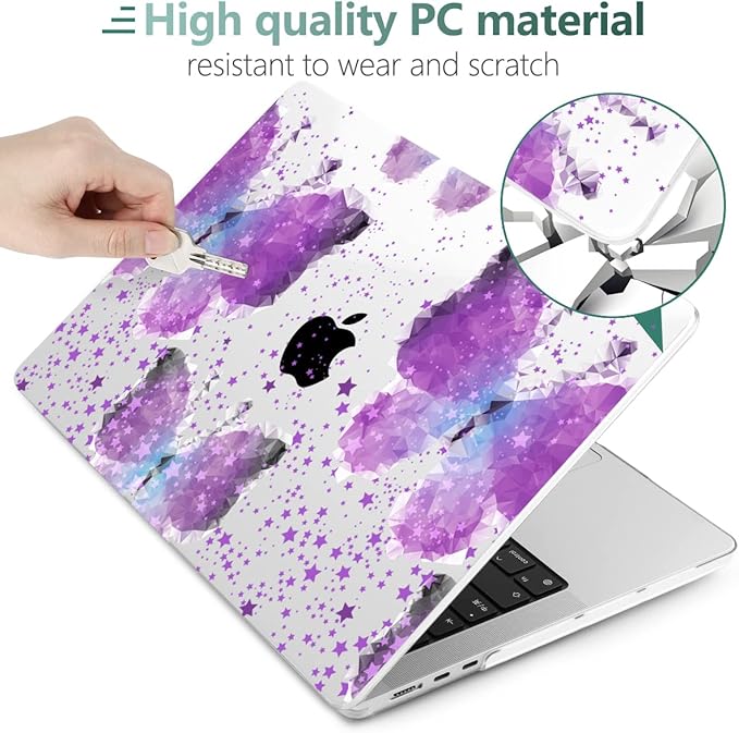 MEEgoodo Case for M4/M3/M2 MacBook Air 13.6 inch Case 2025 2024 2022, Fit Model - Image 3