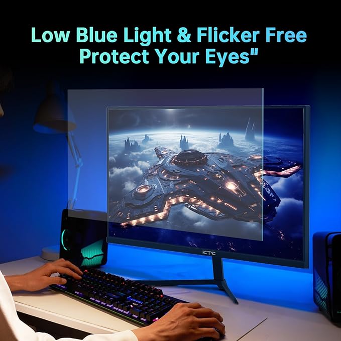 KTC 24 inch Monitor, Fast IPS 1080p 144Hz 165Hz 1ms, 125.25% sRGB, Borderless - Image 5