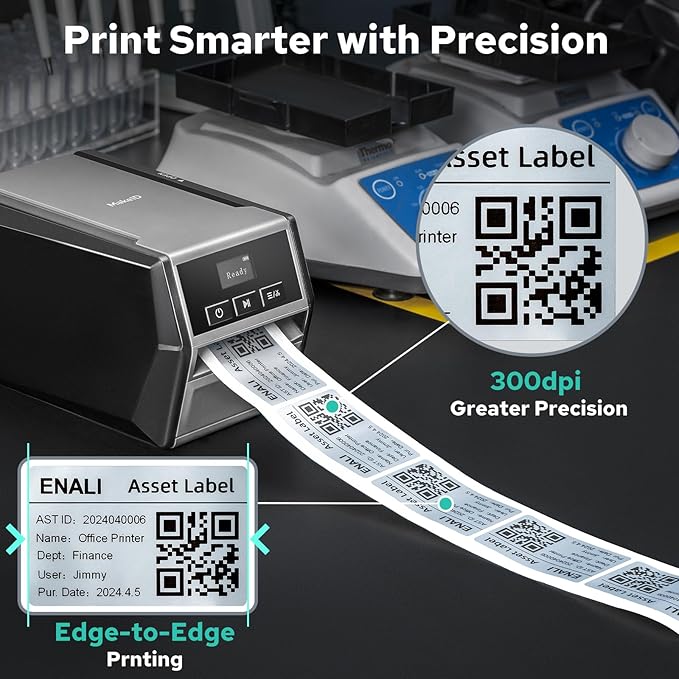 Makeid D50 Industrial Label Printer, Desktop Label Maker 2" Print Head - Image 4