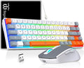 Snpurdiri 60% Wireless Gaming Keyboard and Mouse Combo, Rainbow Backlit by Snpurdiri