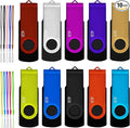 4GB USB Flash Drive 10 Pack, Nicepicten USB 2.0 Thumb Drives Zip Drive USB 4GB by NicepictenUSBFlashDrive