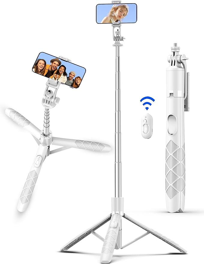 71" Phone Tripod Selfie Stick, All-in-1 by SelfieShow