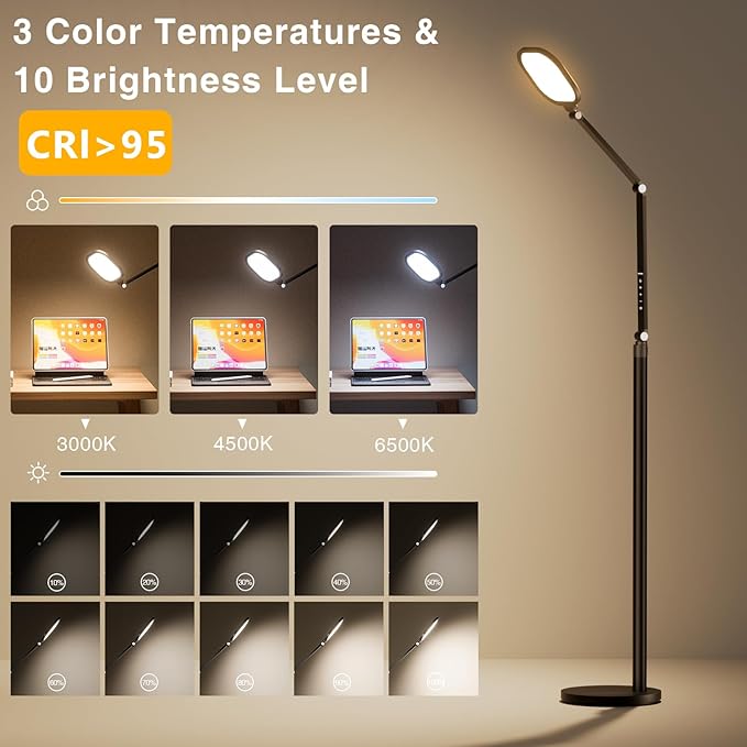 Ring Light with Stand, 15W Dimmable Zoom Lighting - Image 8