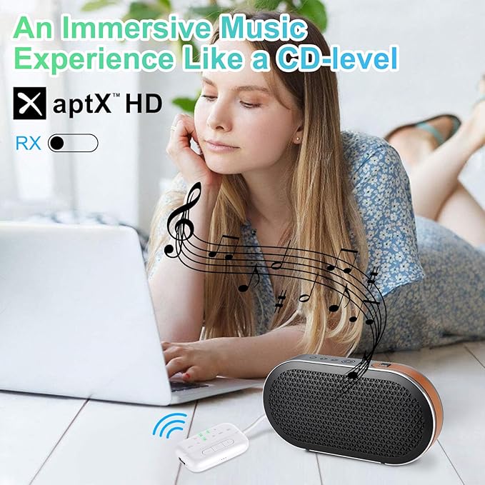 Bluetooth Transmitter Receiver, 2-in-1 V5.3 Wireless Adapter - Image 9